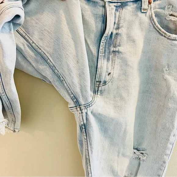 Abercrombie & Fitch Straight Ultra High Rise Jeans  Womens Size 31 Curve Love - Picture 10 of 13